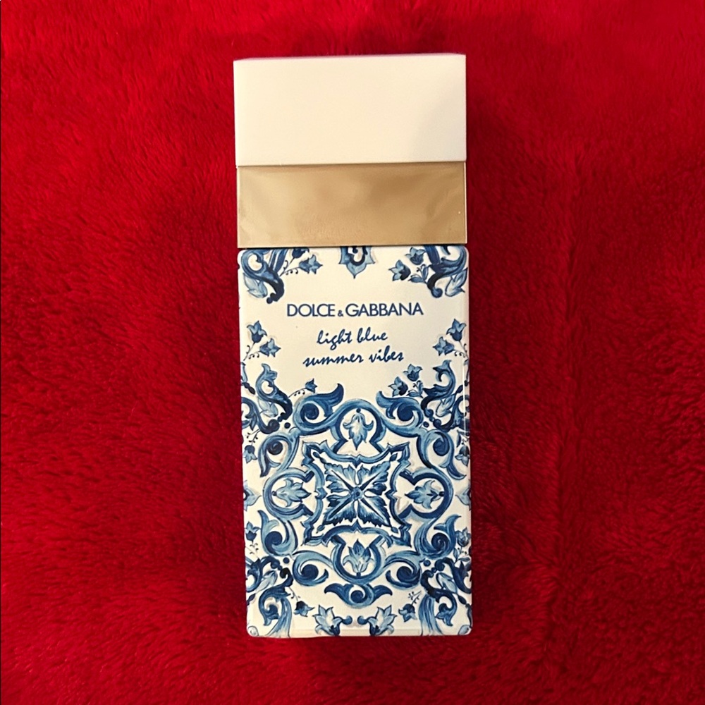 Dolce & Gabbana Light Blue Summer Vibes with Blue and White Design